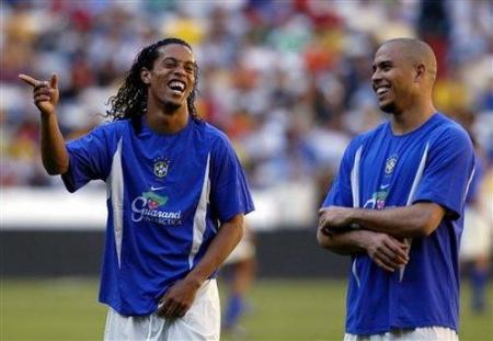 la c ronaldo et ranaldinho les deux amis 